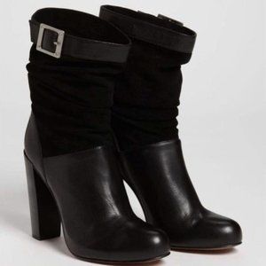 Rachel Zoe Leather Boots Black